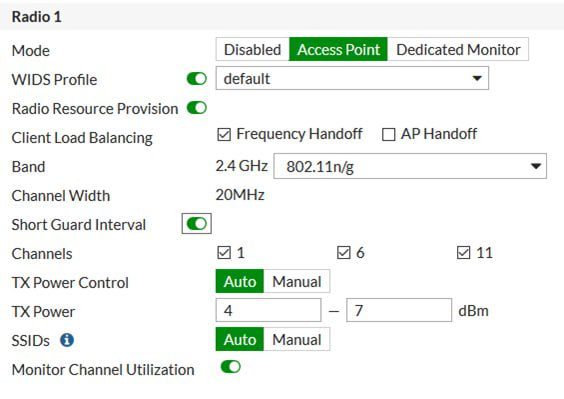 7 Dicas Para Configurar Seu Fortiap 5 Dica Controle De Potência Wifi 2,4 Ghz