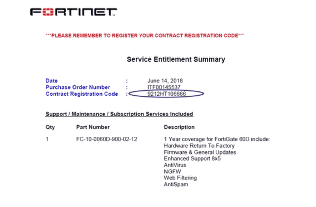 How to activate and register Fortigate - Forti One